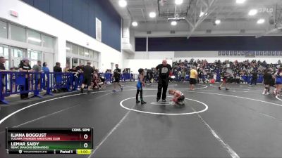 62 lbs Cons. Semi - Iliana Boggust, Yucaipa Thunder Wrestling Club vs Lemar Saidy, RBWC (Rancho Bernardo)