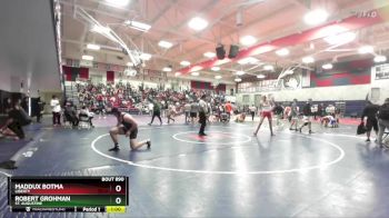 215 lbs 3rd Place Match - Robert Grohman, St. Augustine vs Maddux Botma, Liberty