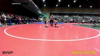 75 lbs Round Of 32 - Gage Hill, Hidden Valley Mustangs vs Louie Hauder, Spanish Springs