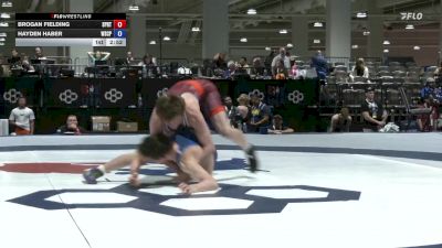 65 lbs Cons. Round 3 - Brogan Fielding, Spire RTC vs Hayden Haber, Wyoming Seminary College Preparatory High School Wrestling