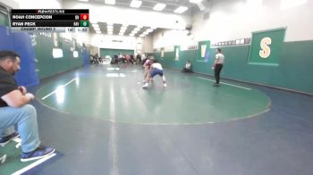 165 lbs Champ. Round 2 - Noah Concepcion, Del Norte (San Diego) vs Ryan Peck, Ramona