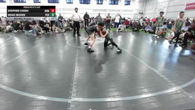 98 lbs Round Robin 3 - Stephen Cheek, Donahue W.A-EL vs Noah Moore, Peer Pressure Elite -EL