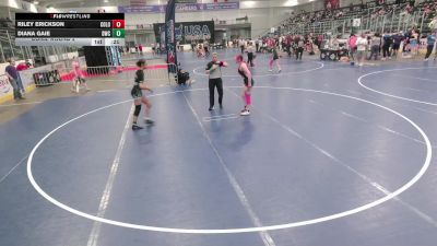 Junior Girls - 145 lbs Cons. Round 2 - Aryana Roberts, Belton High School Wrestling vs Alyssa Saitta, Nebraska Wrestling Academy