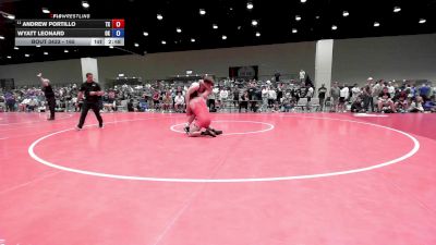 165 lbs Cons. Round 3 - Andrew Portillo, TX vs Wyatt Leonard, OK