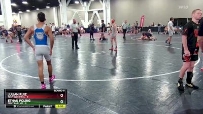 106 lbs Round 8 (10 Team) - Julian Ruiz, Team Blue Steel vs Ethan Poling, Fight Barn WC