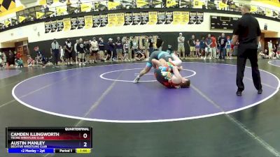 165 lbs Quarterfinal - Camden Illingworth, Techie Wrestling Club vs Austin Manley, Decatur Wrestling Club