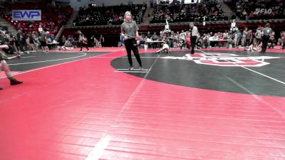 52 lbs Quarterfinal - Creed Guinup, CacheWrestlingClub vs RYDER WOODS, Warhorse Wrestling Club