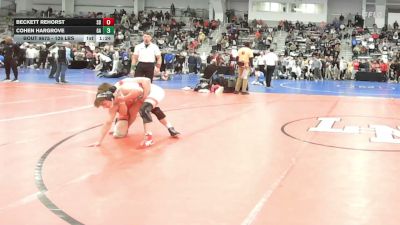 126 lbs 7th Place - Beckett Rehorst, SD vs Cohen Hargrove, GA