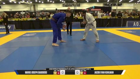 Jacob Evan Kuhlman vs Mario Joseph Gaudioso 2026 World Master IBJJF Jiu-Jitsu Championship