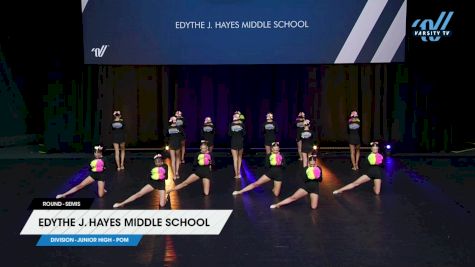 Edythe J. Hayes Middle School [2025 Junior High - Pom Semis] 2025 UDA National Dance Team Championship