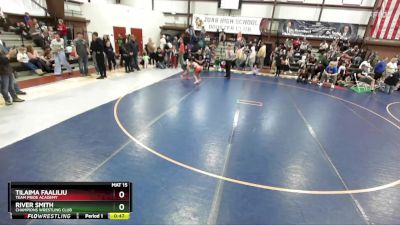 62+ Quarterfinal - River Smith, Champions Wrestling Club vs Tilaima Faaliliu, Team Pride Academy