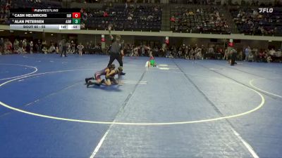 55 lbs Quarterfinal - Cash Helmrichs, Immortal Athletics WC vs Alan Petersen, American Outlaws Wrestling