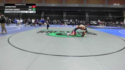 138 lbs Consi Of 8 #2 - Cayden Rios, Allen vs Matthew Orbeta, Poway