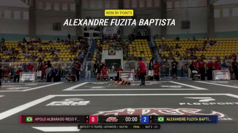 Alexandre Fuzita Baptista vs Apolo Albarado Rego Ferreira 2025 ADCC Brazilian Nationals