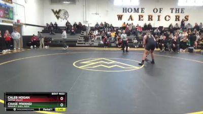 28 lbs Round 1 - Caleb Hogan, Wapsie Valley vs Chase Mwangi, Waverly-Shell Rock