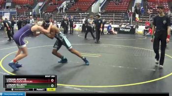 138 lbs Cons. Round 4 - Logan Elliott, Silverback Academy vs Logan Ayotte, Gladstone Youth Wrestling