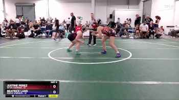 145 lbs Round 3 (6 Team) - Justine Perez, So Cal Hammers vs Beatrice Land, Misfits Strength