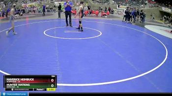 154 lbs Semis & 1st Wrestleback (8 Team) - Maverick Heimbuck, Scappoose vs Hunter Watkins, Estacada