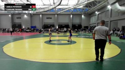 138 lbs Round Of 16 - Amelia Peterson, Haddam-Killingworth vs Caroline Teixeira, West Haven