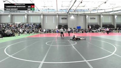 106 lbs Round Of 16 - Christopher Montovani, East Hartford vs Sean Sevigny, Notre Dame-West Haven