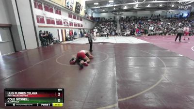 190 lbs Cons. Round 3 - Cole Gosnell, Bloomfield vs Luis Flores Celaya, Mesa Mountain View