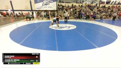 157 lbs Cons. Round 1 - Charles Gross, Elmhurst College vs Juan Diaz, Wartburg