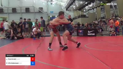 92 kg Rr Rnd 1 - Jacob Kaminski, Unattached vs Peter Christensen, Izzy Style