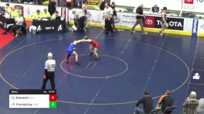 98 lbs Semifinal - Claire Gobrecht, South Western vs Finley Fourspring, Corry