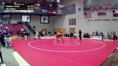 160 lbs Cons. Round 2 - Mia Howell, Texas Woman`s University vs Kimberly Carlin, Colorado Mesa University