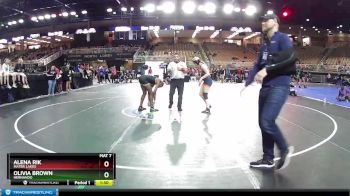 145 lbs Cons. Round 5 - Olivia Brown, Hernando vs Alena Rik, Mater Lakes
