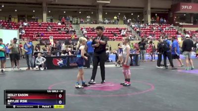 81 lbs Round 1 - Holly Eason, KS vs BryLee Irsik, NE