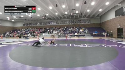 77-81 lbs Round 1 - Trigg Sedman, Burns Junior High vs Brayden Fernandez, Glenrock Intermediate Middle School