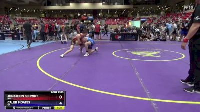 144 lbs Cons. Round 3 - Jonathon Schmidt, NM vs Caleb Moates, OK