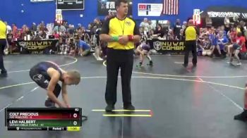 82 lbs Round 2 (6 Team) - Levi Halbert, Untouchables Purple vs Colt Precious, Mat Monsters