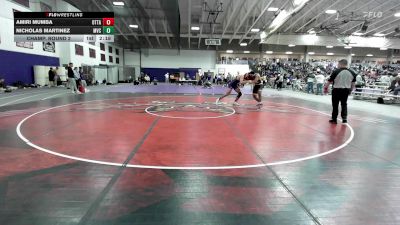 197 lbs Champ. Round 2 - Amiri Mumba, Ottawa University vs Nicholas Martinez, Missouri Valley