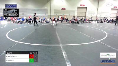 91 lbs Rr Rnd 5 - Brody Gustin, Michigan Premier WC - (A) vs Boaz Diaz, Big Game Wrestling Club