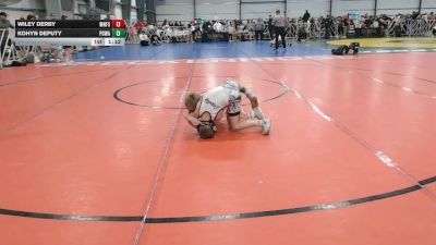 64 lbs Round 2 - 10:45am Saturday - Kohyn Deputy, POWA vs Wiley Derby, Minnesota Funky Singlets