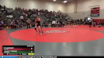 132 lbs Semifinal - Ty Goedert, Meeker vs Tommy Thomas, Severance