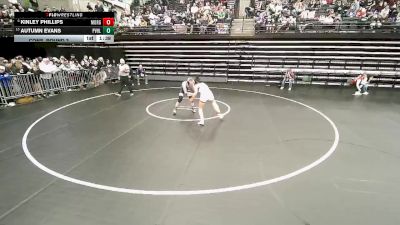 3A 110 lbs Cons. Round 3 - Autumn Evans, Providence Hall vs Kinley Phillips, Morgan