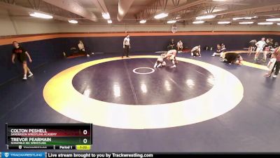 144 lbs Cons. Round 3 - Colton Peshell, Sanderson Wrestling Academy vs Trevor Pearmain, Scramble Inc Wrestling