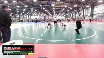 68 lbs Rd# 2 10:30am Friday - Gideon Batchelor, Minion Black vs Brayden Kuhlman, Westshore D.S