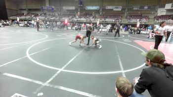 81 lbs Consolation - Caizer McElroy, Garden City Wrestling Club vs Austin Barnes, Top Rank Hammers