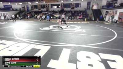 174 lbs Quarterfinal - Kenny Snyder, Findlay vs David Davis, Tiffin