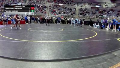 132 lbs Champ. Round 1 - Jaiton Archer, Tri-Central vs Quentin Kjendalen, Lakeland