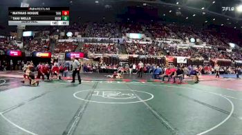 A - 150 lbs Semifinal - Tahj Wells, Browning vs Mathias Hogue, Three Forks/Ennis