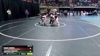 145G Champ. Round 1 - Addison Perkins, Nikiski High School vs Saige Morris, South Anchorage High School