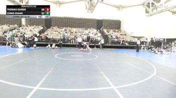 122-H lbs Consi Of 32 #1 - Thomas Saiber, Springfield vs Chris Chang, Olympic