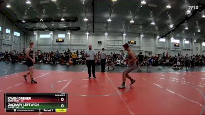 215 lbs Round 1 (4 Team) - Owen Dreher, Ohio Titan vs Zachary Leftwich, Osprey WC