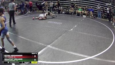 85 lbs Round 2 (6 Team) - Brantley Williams, Kansas Anaconda vs Keynu Neiswender, Team Missouri