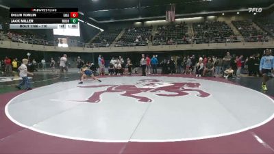 110 lbs Consi Of 8 #2 - Dillin Tomlin, Greenwich Township vs Jack Miller, Mount Holly Springs